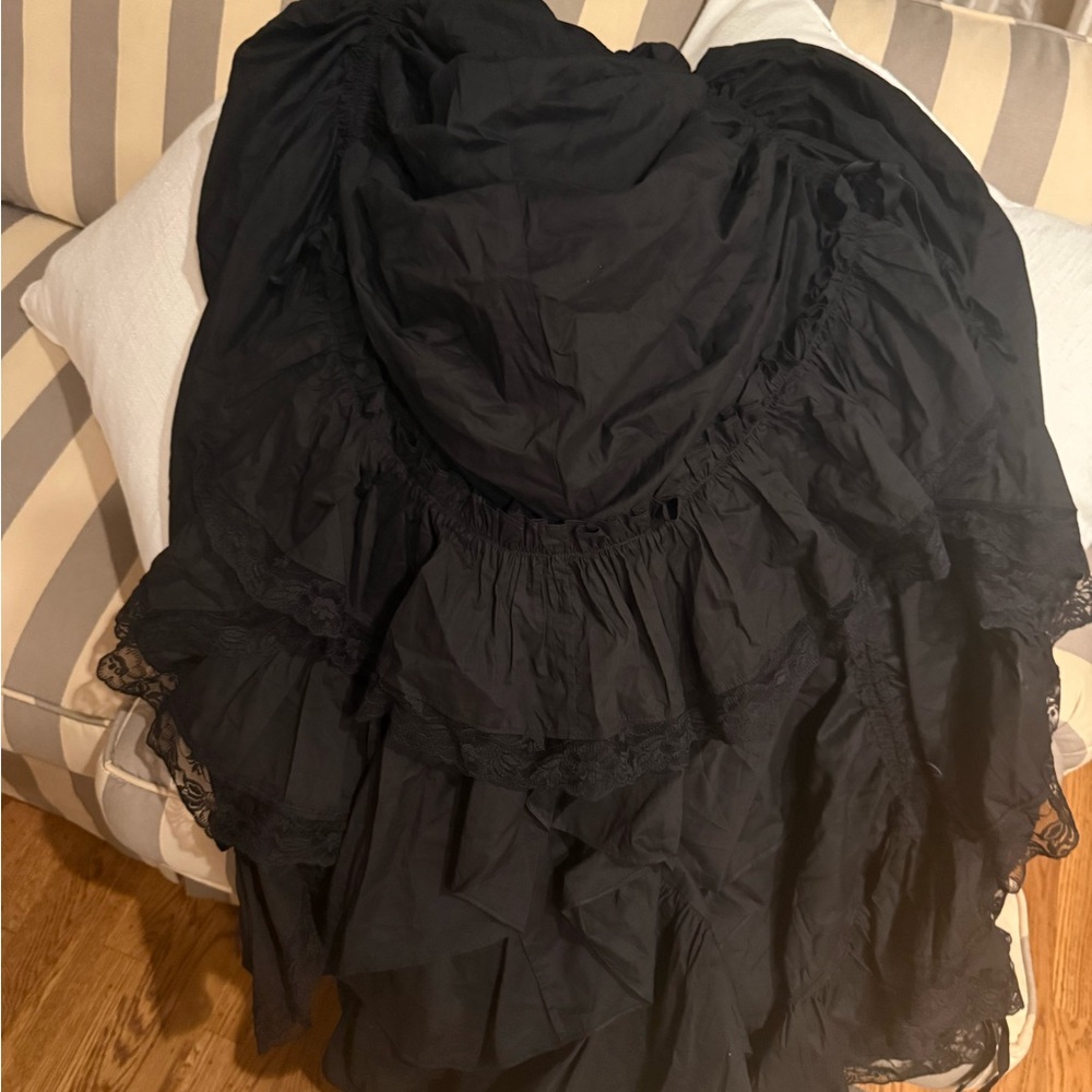 Selkie Black Layered theatre Skirt